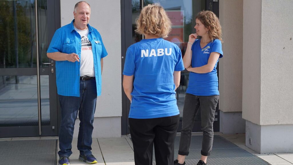 NABU-Aktive üben Argumentationstechniken - Foto: Julia Teubner